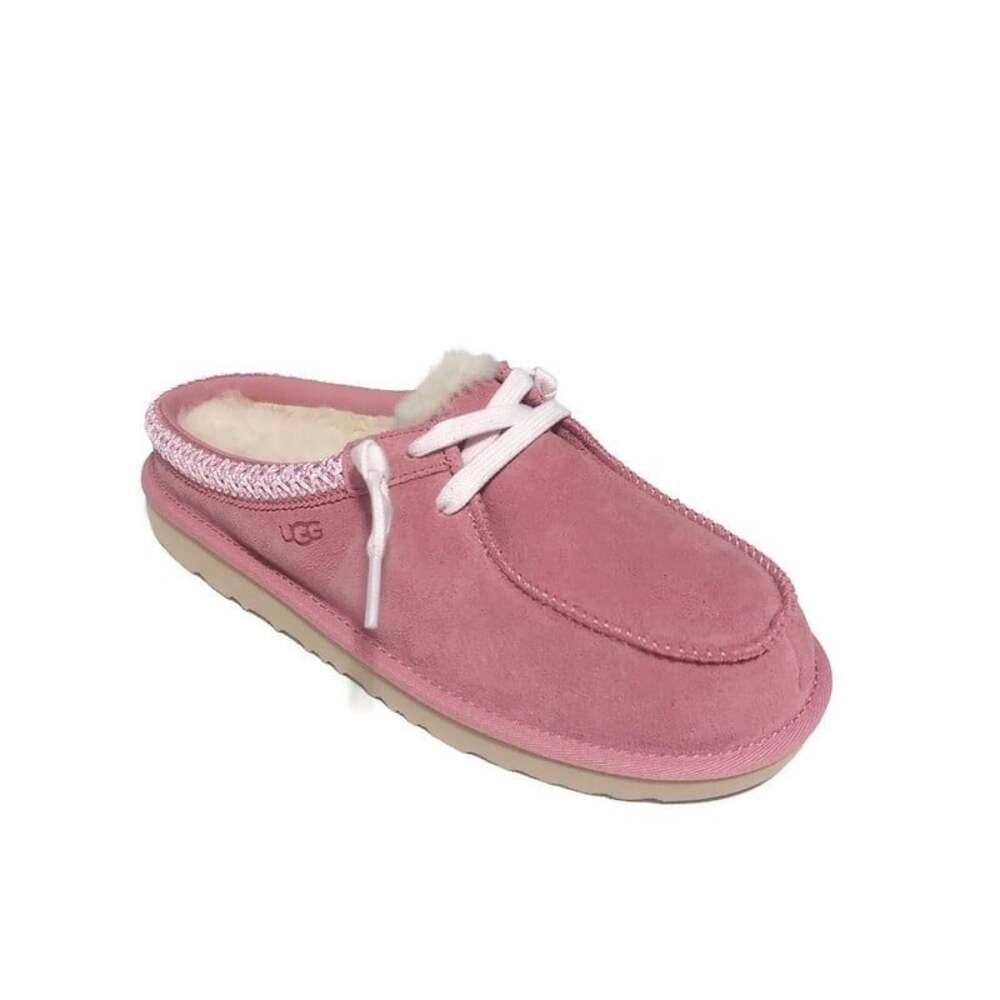UGG Tasman Mule Horizon Pink Suede Slip On Slippers Kids 6 Womens 7 1175213K